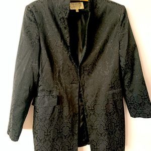 Luxurious vintage brocade oversized blazer